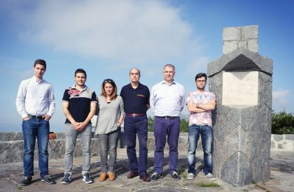 Sergio Cruz, Josué C. Ruíz, Noemí Novales, J. Ramón Abascal, Antonio Pérez y Luis J. Casas