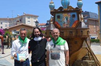 Esteban Ruíz (Jefe Gabinete del Consejero de Medio Rural, Pesca y Alimentación, Jesús Oria); Lois Gutiérrez (Presidente de FFALGOTE); y Antonio Pérez (Concejal y portavoz del Grupo Municipal del PRC)